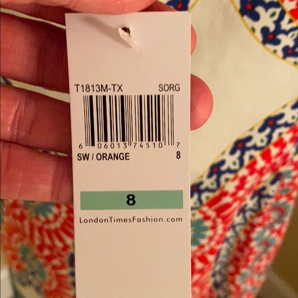 NWT 👗London Times size 8 dress - Picture 8 of 10